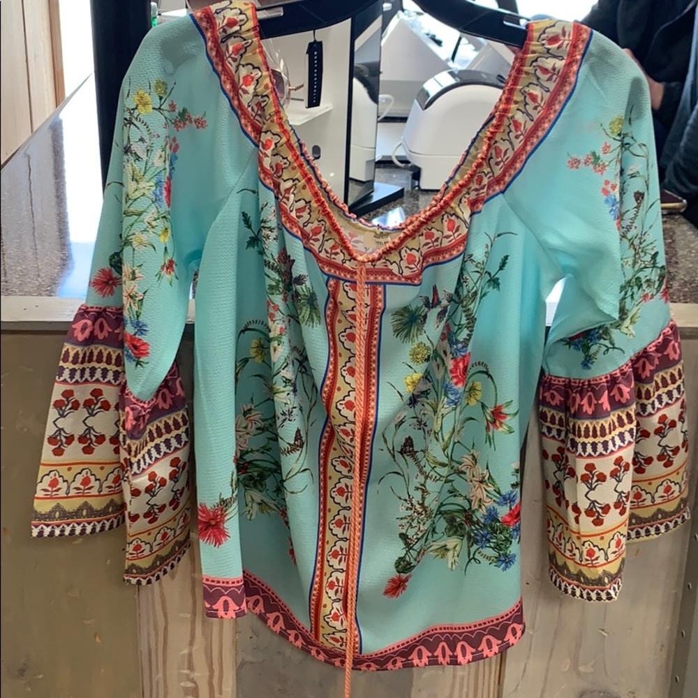 Off Shoulder Floral Top